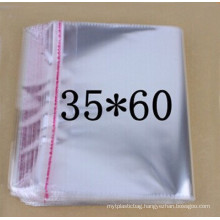 Plastic bag clear self adhesive packing bag